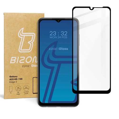 Buy Bizon Glass Edge 2 Samsung Galaxy A23 5G / 4G black - BIZ935 - {ean13} - Home Screen Store Europe