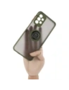 Buy Bizon Case Hybrid Ring Samsung Galaxy A23 4G / 5G smoky with a green frame - BIZ7383 - {ean13} - Home Screen Store Europe
