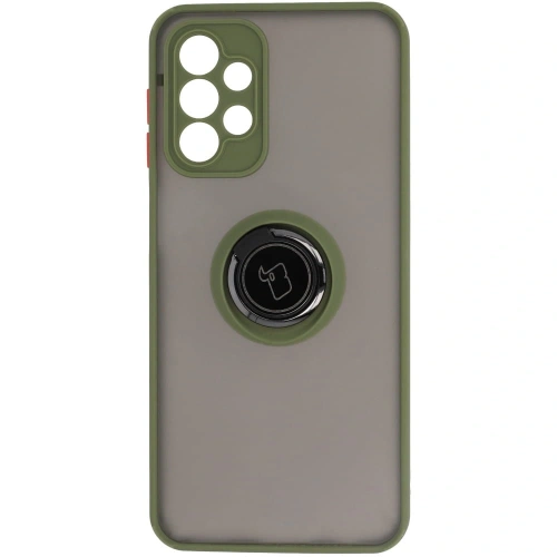 Buy Bizon Case Hybrid Ring Samsung Galaxy A23 4G / 5G smoky with a green frame - BIZ7383 - {ean13} - Home Screen Store Europe