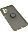 Buy Bizon Case Hybrid Ring Samsung Galaxy A23 4G / 5G smoky with a green frame - BIZ7383 - {ean13} - Home Screen Store Europe