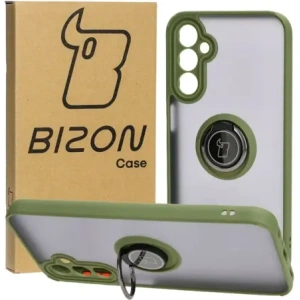 Kup Bizon Case Hybrid Ring Samsung Galaxy A24 4G rauchig mit einem grünen Rahmen - BIZ938 - {ean13} - Sklep Home Screen