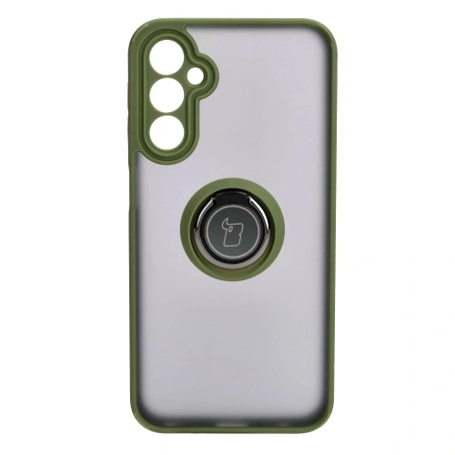 Kup Bizon Case Hybrid Ring Samsung Galaxy A24 4G rauchig mit einem grünen Rahmen - BIZ938 - {ean13} - Sklep Home Screen