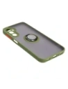 Buy Bizon Case Hybrid Ring Samsung Galaxy A24 4G smoky with a green frame - BIZ938 - {ean13} - Home Screen Store Europe