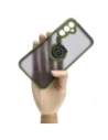Kup Bizon Case Hybrid Ring Samsung Galaxy A24 4G rauchig mit einem grünen Rahmen - BIZ938 - {ean13} - Sklep Home Screen