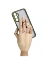 Kup Bizon Case Hybrid Ring Samsung Galaxy A24 4G rauchig mit einem grünen Rahmen - BIZ938 - {ean13} - Sklep Home Screen