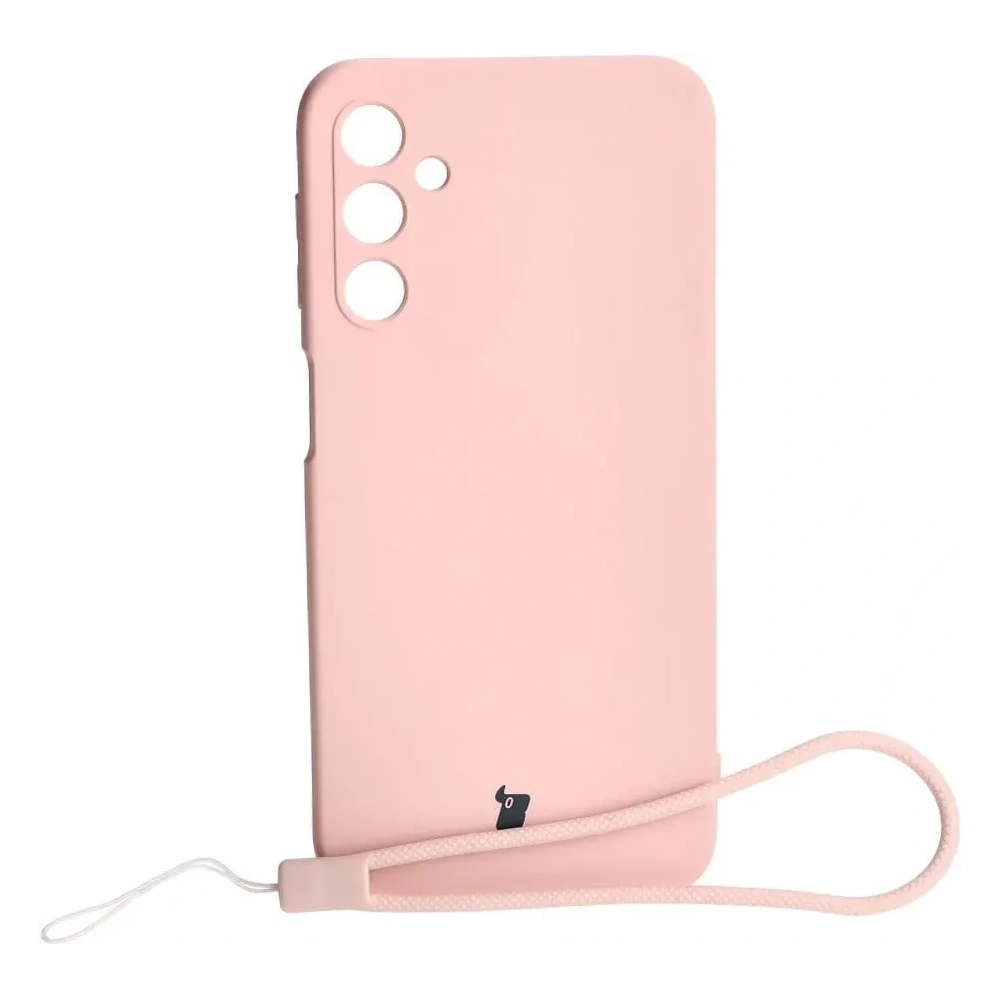 Etui Bizon Case Silicone do Samsung Galaxy A24 jasnoróżowe
