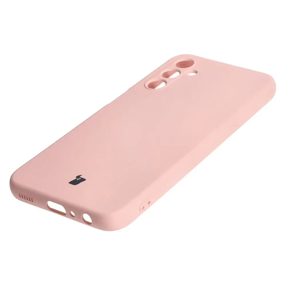 Etui Bizon Case Silicone do Samsung Galaxy A24 jasnoróżowe