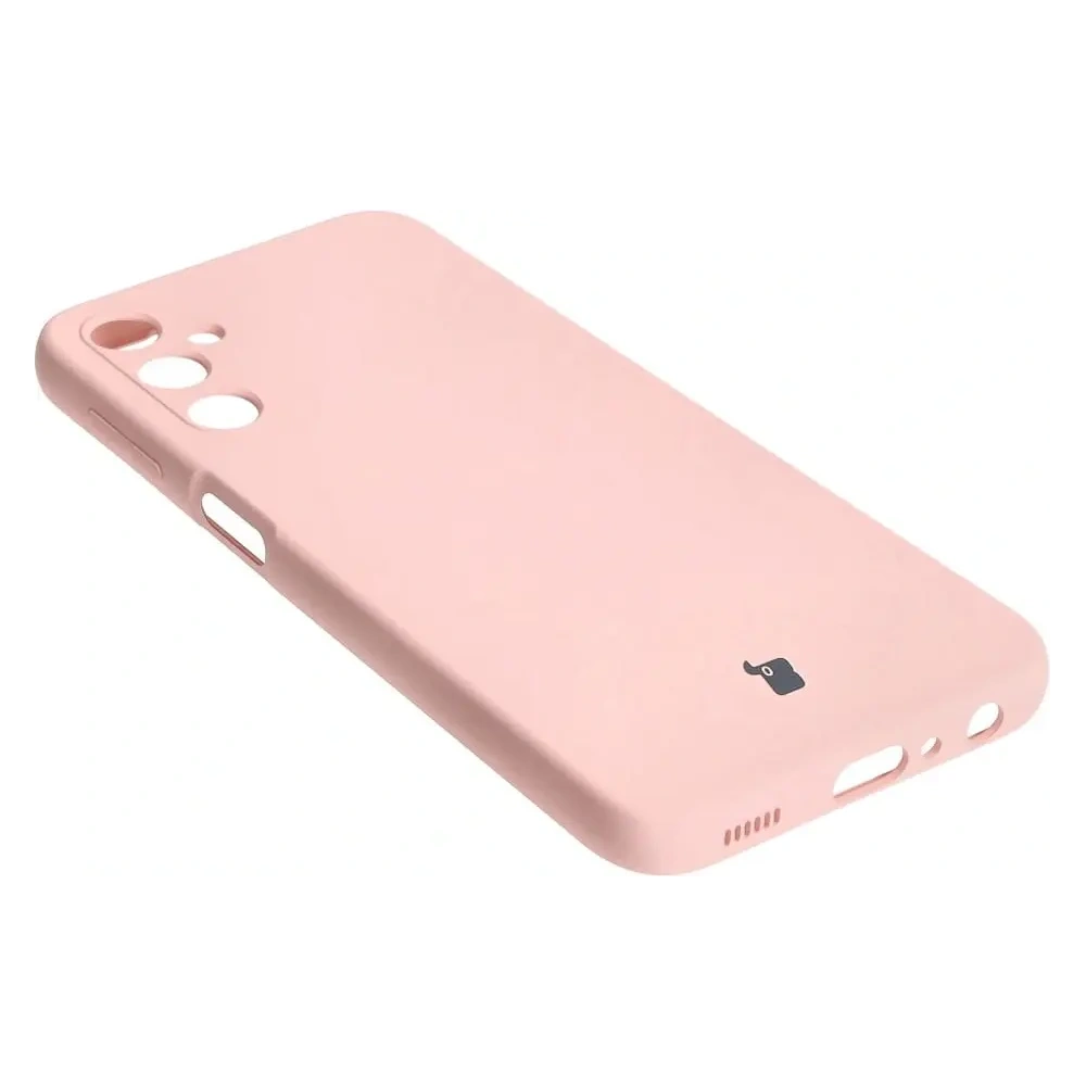 Etui Bizon Case Silicone do Samsung Galaxy A24 jasnoróżowe