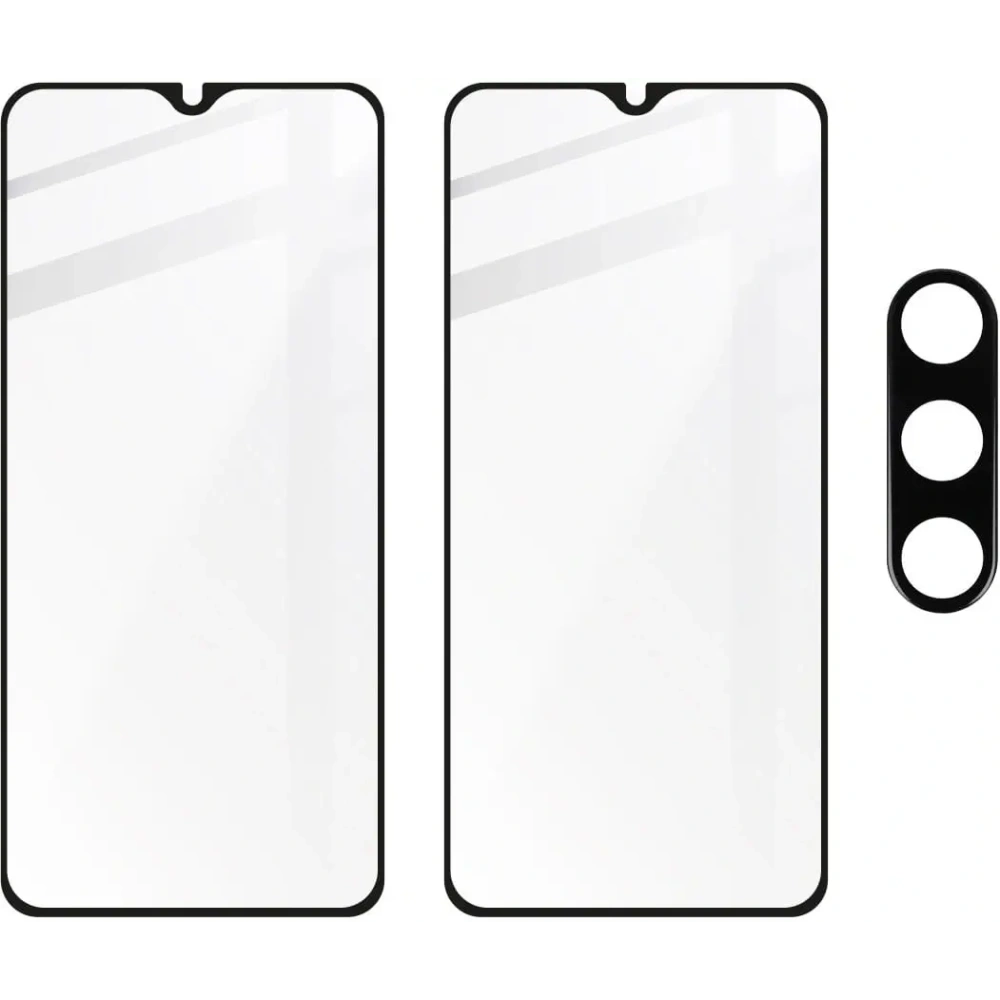 2x Szkło na ekran + szkło na aparat BIZON Edge Pack do Samsung Galaxy A24