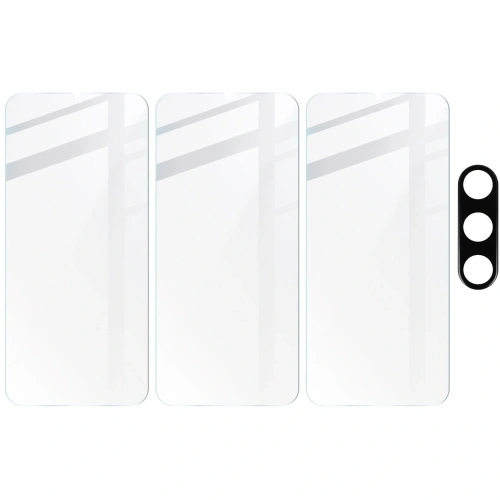 Kup BIZON Clear Pack 3x sticlă pentru ecran + sticlă pentru cameră Samsung Galaxy A24 - BIZ944 - {ean13} - Sklep Home Screen