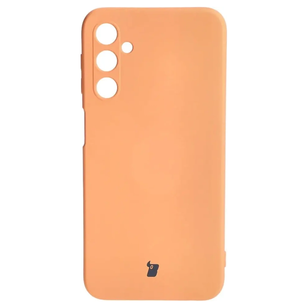 Etui Bizon Case Silicone do Samsung Galaxy A24 pomarańczowe