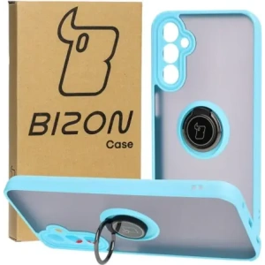 Kup Bizon Case Hybrid Ring Samsung Galaxy A24 4G rauchig mit einem hellblauen Rahmen - BIZ946 - {ean13} - Sklep Home Screen