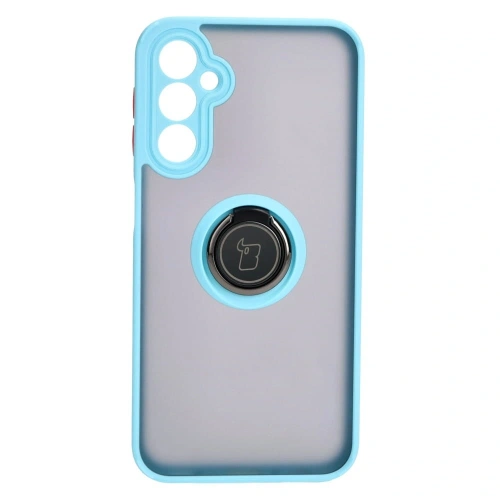 Kup Bizon Case Hybrid Ring Samsung Galaxy A24 4G fumuriu cu un cadru bleu deschis - BIZ946 - {ean13} - Sklep Home Screen