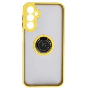 Kup Bizon Case Hybrid Ring Samsung Galaxy A24 4G rauchig mit einem gelben Rahmen - BIZ947 - {ean13} - Sklep Home Screen