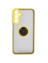 Kup Bizon Case Hybrid Gyűrű Samsung Galaxy A24 4G füstös sárga kerettel - BIZ947 - {ean13} - Sklep Home Screen