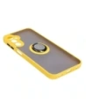 Buy Bizon Case Hybrid Ring Samsung Galaxy A24 4G smoky with a yellow frame - BIZ947 - {ean13} - Home Screen Store Europe