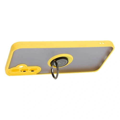 Kup Bizon Case Hybrid Gyűrű Samsung Galaxy A24 4G füstös sárga kerettel - BIZ947 - {ean13} - Sklep Home Screen