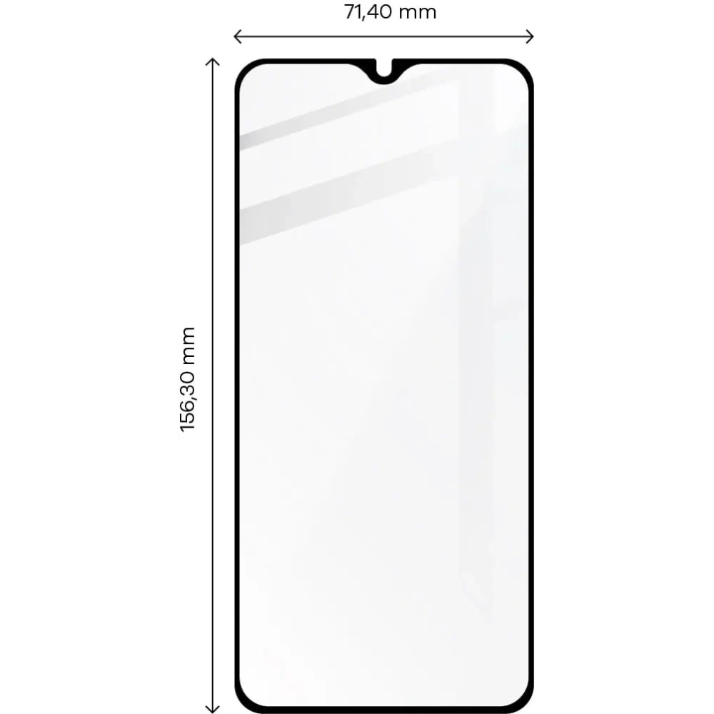 Szkło hartowane Bizon Glass Edge do Samsung Galaxy A24 4G czarne