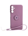 Bizon Case Silikonring Sq Samsung Galaxy A24 dunkel lila