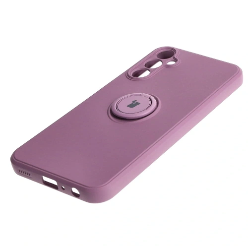 Kup Etui Bizon Case Silicone Ring Sq do Samsung Galaxy A24 tmavě fialové - BIZ952 - {ean13} - Sklep Home Screen