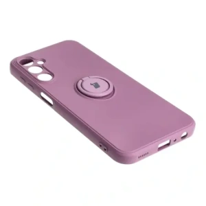 Bizon Case Silicone Ring Sq Samsung Galaxy A24 dark purple