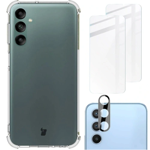 Kup Etui + 2x sklo na obrazovku + objektiv Bizon Case Clear Pack do Samsung Galaxy A24 průhledné - BIZ956 - {ean13} - Sklep Home Screen