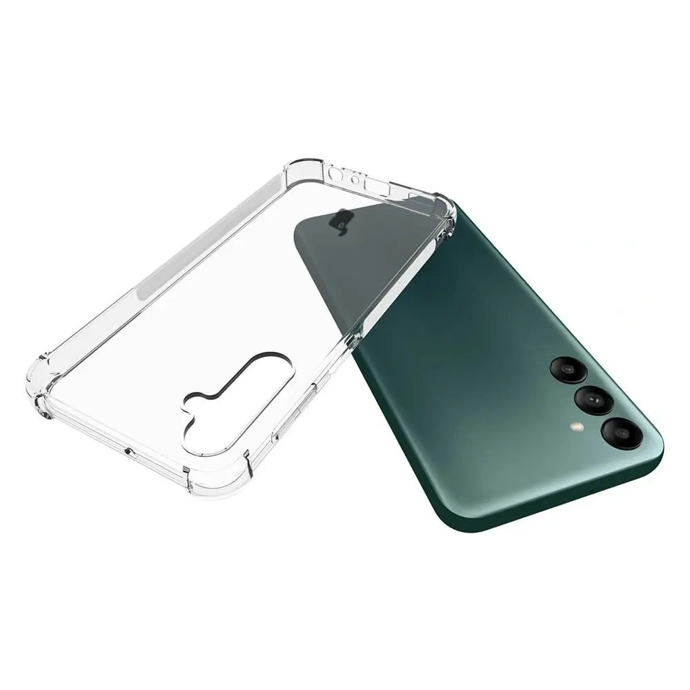 Etui + 2x szkło na ekran + obiektyw Bizon Case Clear Pack do Samsung Galaxy A24 przezroczyste
