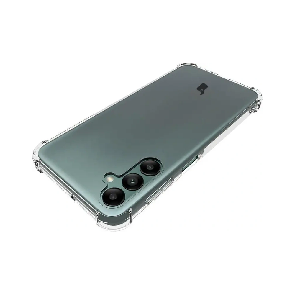 Etui + 2x szkło na ekran + obiektyw Bizon Case Clear Pack do Samsung Galaxy A24 przezroczyste