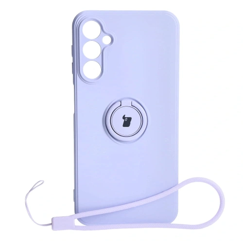 Kup Bizon Case Silicon Ring Sq Samsung Galaxy A24 violet deschis - BIZ957 - {ean13} - Sklep Home Screen