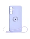 Bizon Case Silicon Ring Sq Samsung Galaxy A24 violet deschis