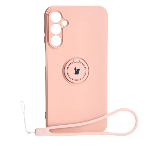 Kup Etui Bizon Case Silicone Ring Sq do Samsung Galaxy A24 světle růžové - BIZ958 - {ean13} - Sklep Home Screen