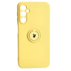 Kup Etui Bizon Case Silicone Ring Sq do Samsung Galaxy A24 żółte - BIZ961 - {ean13} - Sklep Home Screen