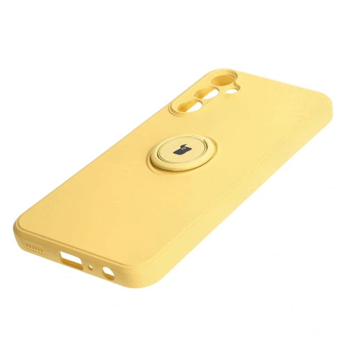 Kup Etui Bizon Case Silicone Ring Sq do Samsung Galaxy A24 żółte - BIZ961 - {ean13} - Sklep Home Screen