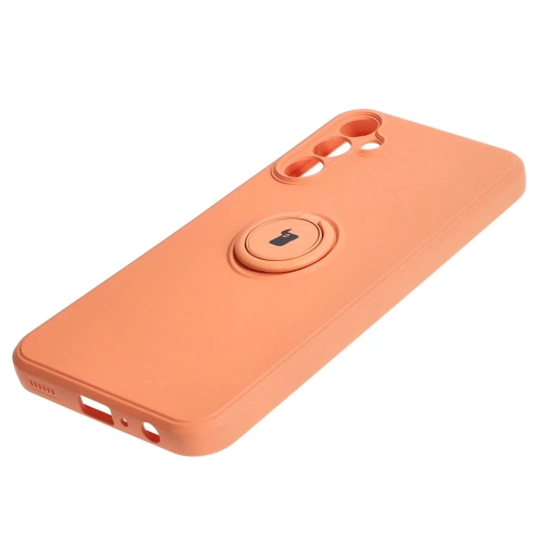 Kup Bizon Case Silicone Ring Sq Samsung Galaxy A24 portocalie - BIZ963 - {ean13} - Sklep Home Screen