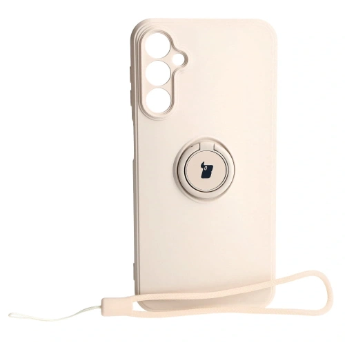 Kup Bizon Case Silikonring Sq Samsung Galaxy A24 beige - BIZ964 - {ean13} - Sklep Home Screen