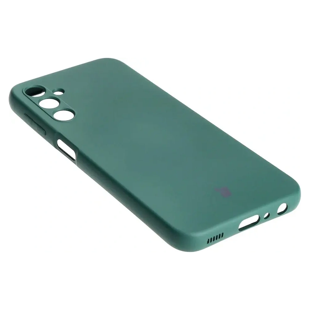 Etui Bizon Case Silicone do Samsung Galaxy A24 4G ciemnozielone
