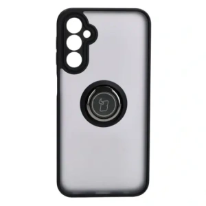 Kup Etui z uchwytem na palec Bizon Case Hybrid Ring do Samsung Galaxy A24 4G przydymione z czarną ramką - BIZ967 - {ean13} - Sklep Home Screen