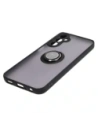 Kup Etui s úchopem na prst Bizon Case Hybrid Ring pro Samsung Galaxy A24 4G kouřové s černým rámem - BIZ967 - {ean13} - Sklep Home Screen