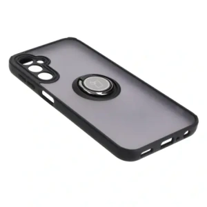 Bizon Case Hybrid Ring Samsung Galaxy A24 4G smoky with a black frame
