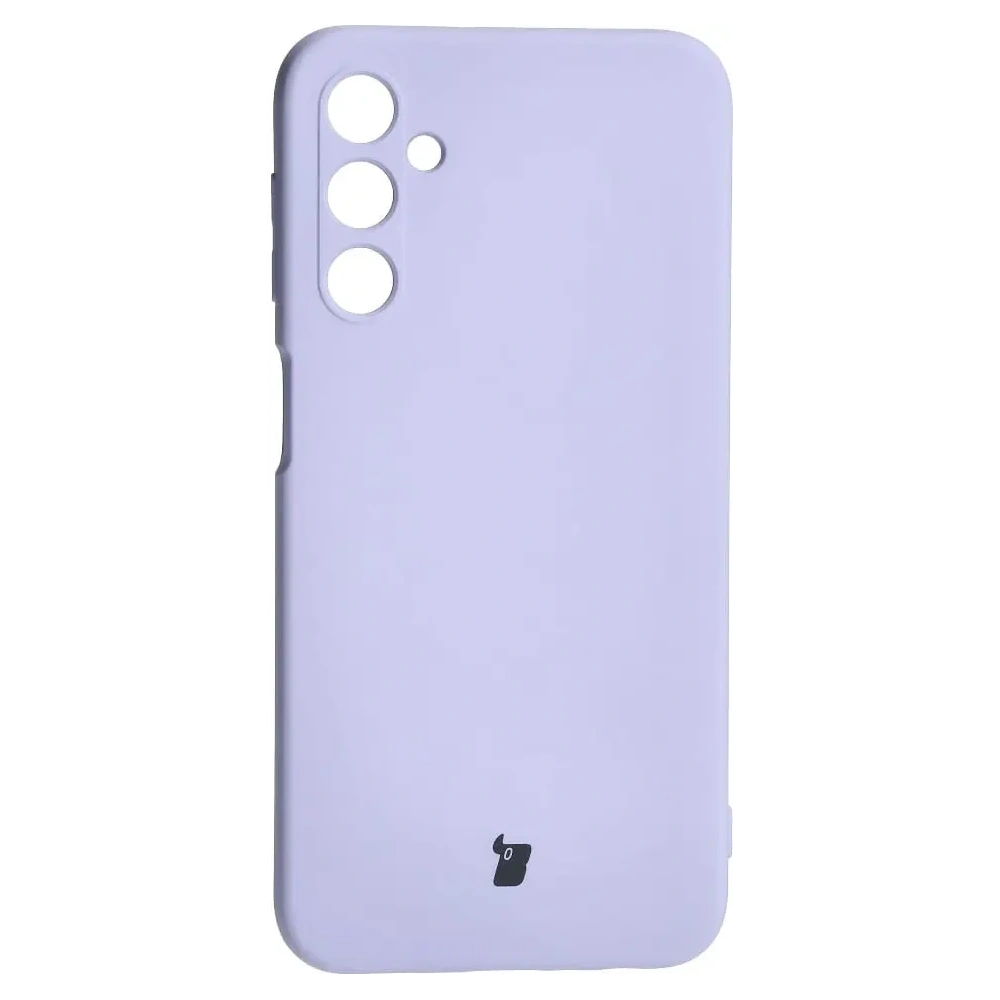 Etui Bizon Case Silicone do Samsung Galaxy A24 4G jasnofioletowe