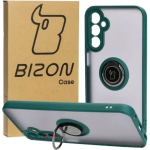 Kup Bizon Case Hybrid Ring Samsung Galaxy A24 4G rauchig mit einem dunkelgrünen Rahmen - BIZ971 - {ean13} - Sklep Home Screen