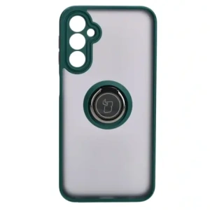 Kup Bizon Case Hybrid Ring Samsung Galaxy A24 4G rauchig mit einem dunkelgrünen Rahmen - BIZ971 - {ean13} - Sklep Home Screen