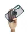 Kup Bizon Case Hybrid Ring Samsung Galaxy A24 4G rauchig mit einem dunkelgrünen Rahmen - BIZ971 - {ean13} - Sklep Home Screen