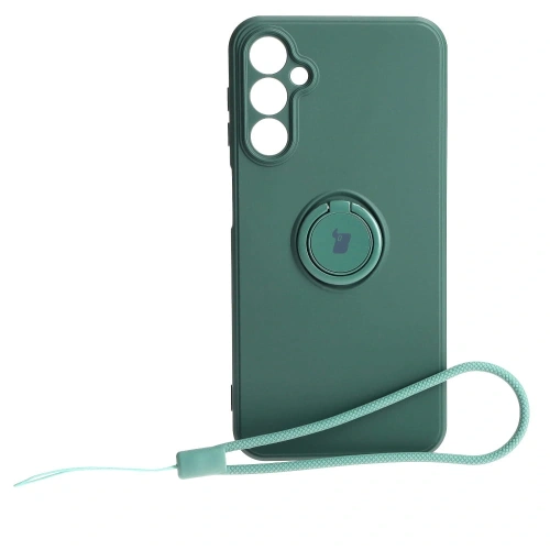 Kup Bizon Case Silikonring Sq Samsung Galaxy A24 dunkelgrün - BIZ972 - {ean13} - Sklep Home Screen