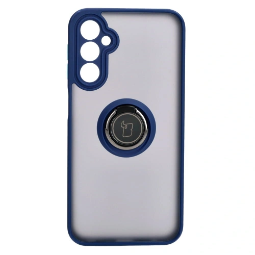 Kup Bizon Case Hybrid Ring Samsung Galaxy A24 4G fumuriu cu un cadru albastru închis - BIZ974 - {ean13} - Sklep Home Screen