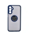 Kup Bizon Case Hybrid Ring Samsung Galaxy A24 4G fumuriu cu un cadru albastru închis - BIZ974 - {ean13} - Sklep Home Screen