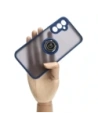 Kup Etui s úchopem na prst Bizon Case Hybrid Ring pro Samsung Galaxy A24 4G kouřové s modrým rámem - BIZ974 - {ean13} - Sklep Home Screen