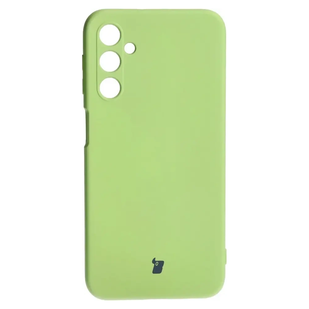 Etui Bizon Case Silicone do Samsung Galaxy A24 4G jasnozielone