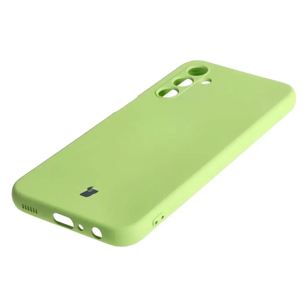 Etui Bizon Case Silicone do Samsung Galaxy A24 4G jasnozielone