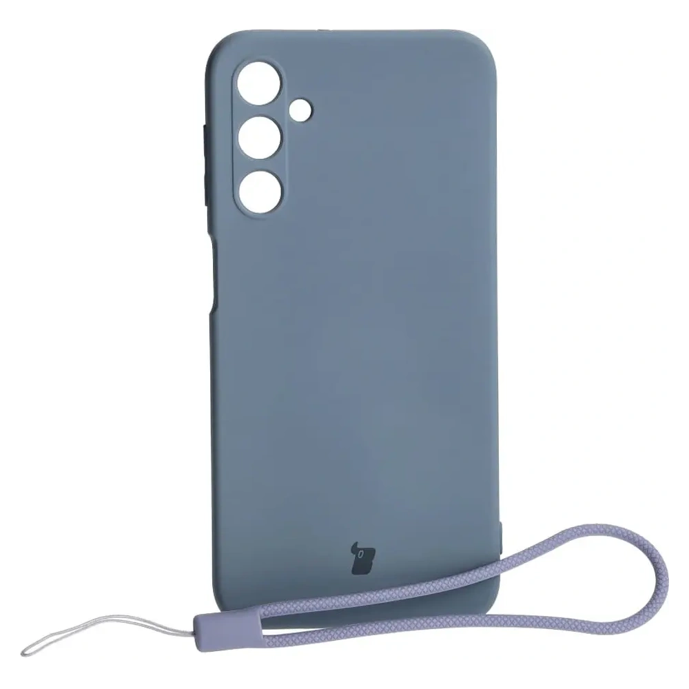 Etui Bizon Case Silicone do Samsung Galaxy A24 4G szare